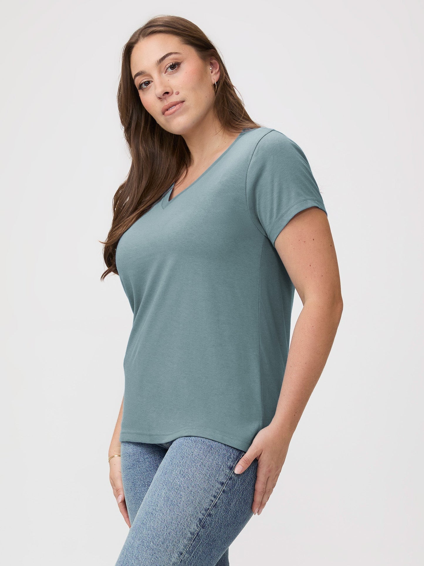 Women's Harbor Mist V-Neck
