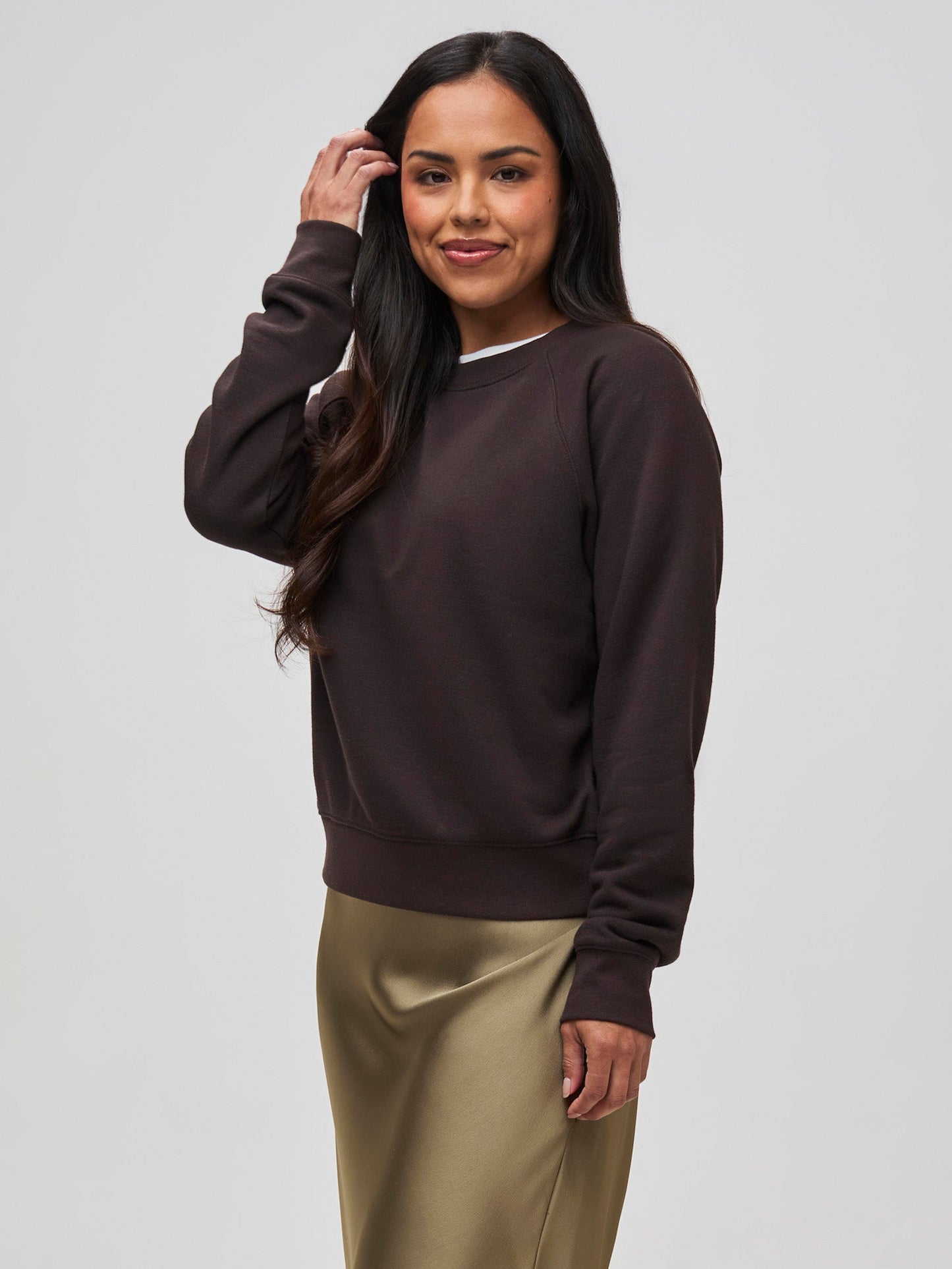 Women's Espresso Crew Sweatshirt