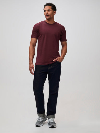 Burgundy Crew Neck