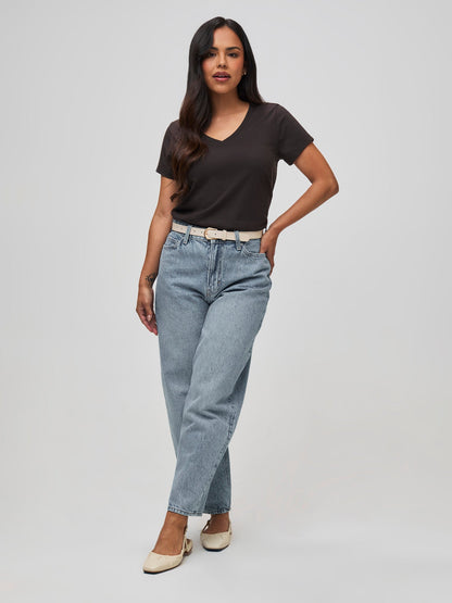 Women's Espresso V-Neck