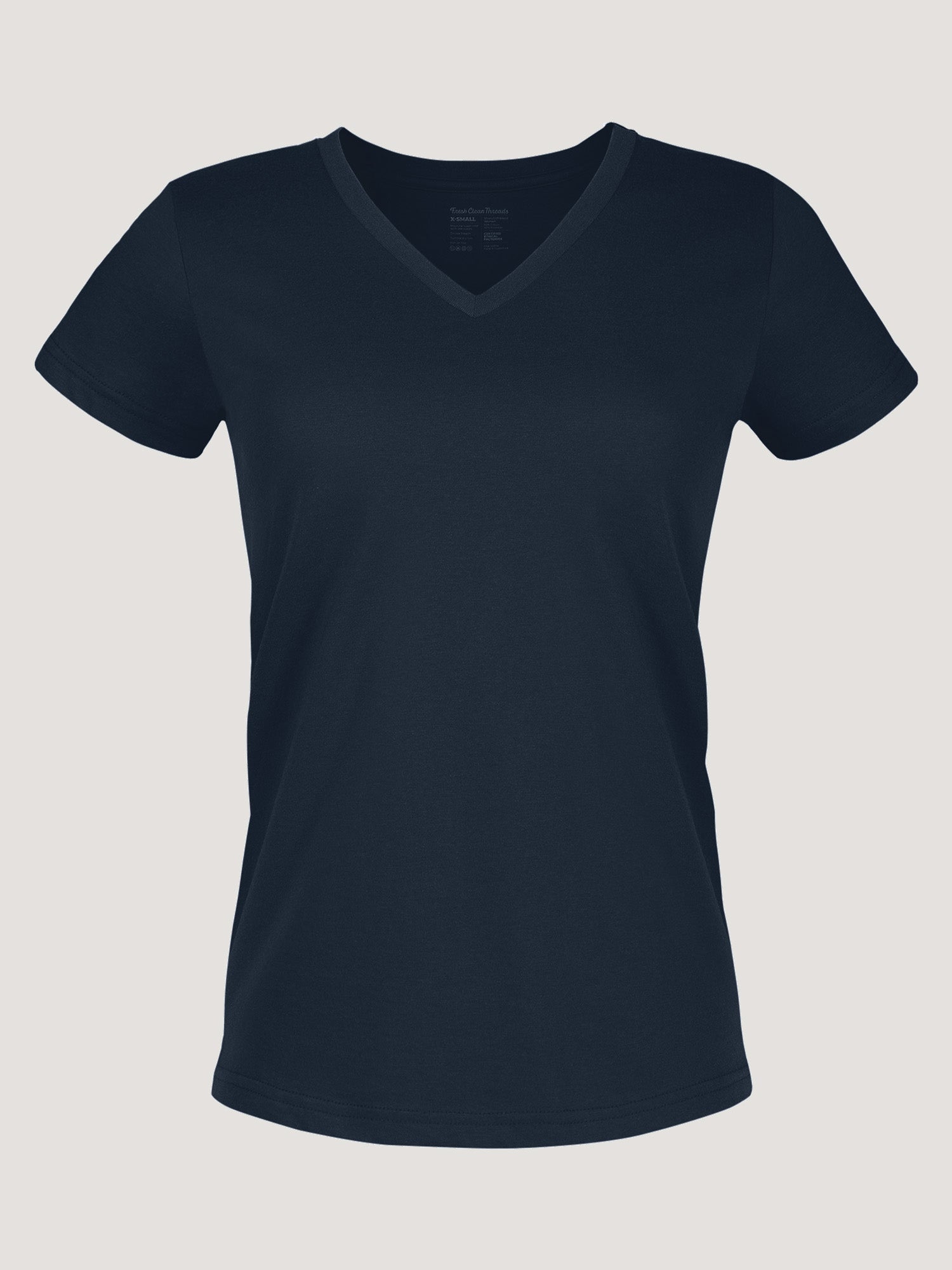 Women's Dark Navy V-Neck