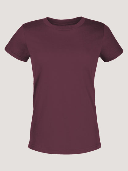 Merlot Everyday Crew Neck Tee