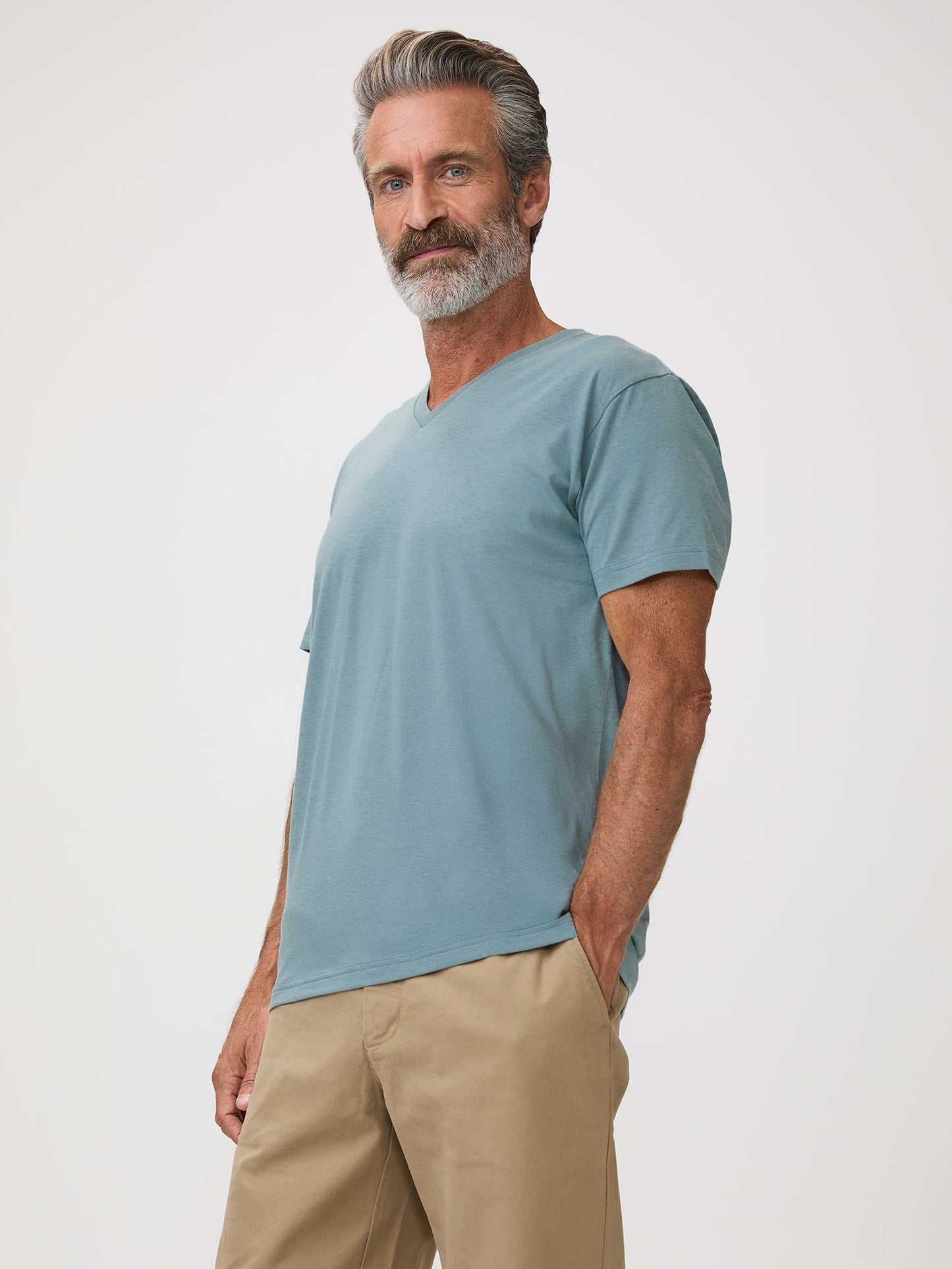 Harbor Mist V-Neck