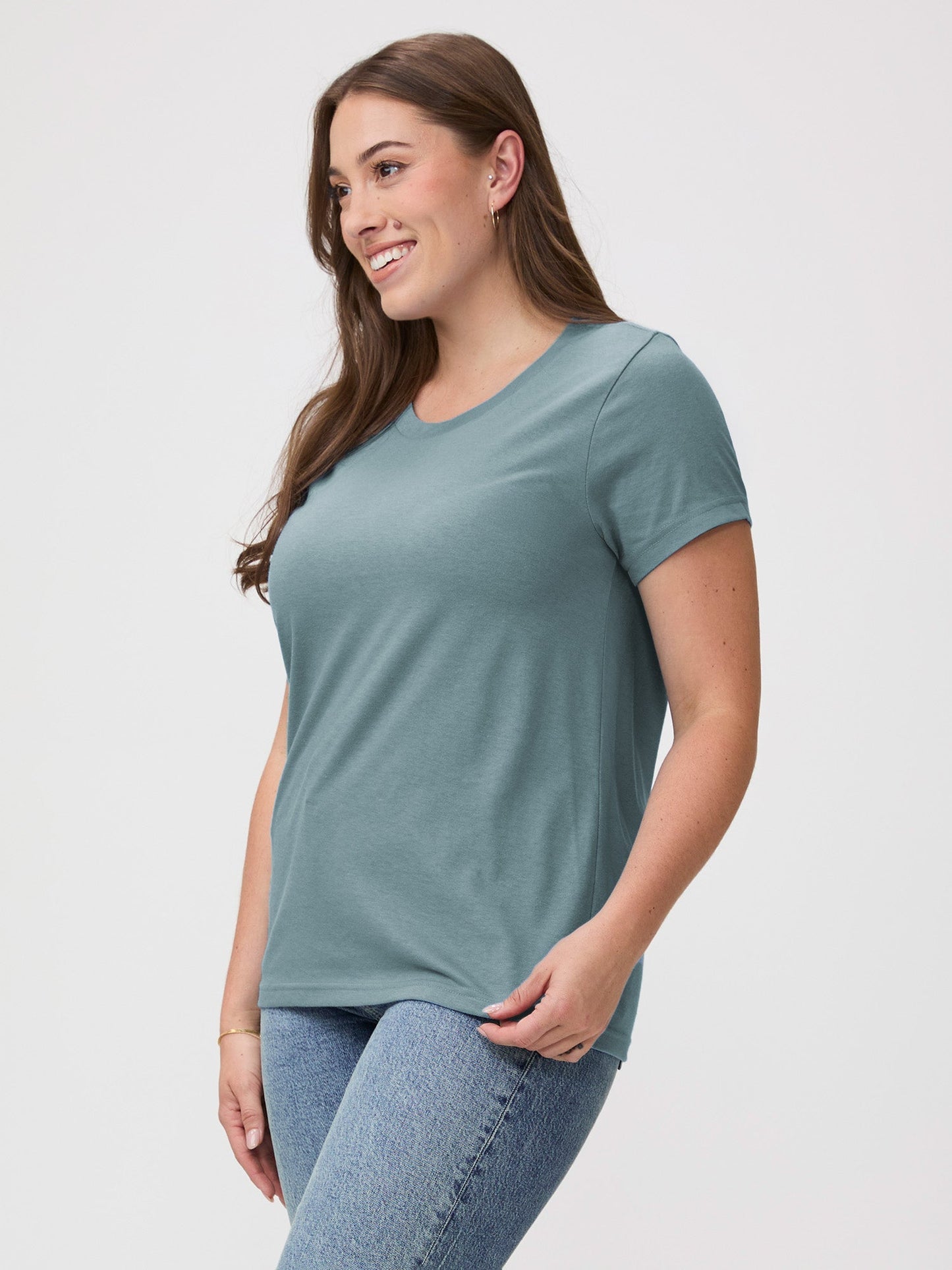 Harbor Mist Everyday Crew Neck Tee