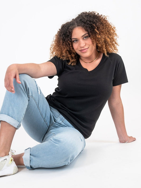 Women's Black V-Neck (1st Gen.)