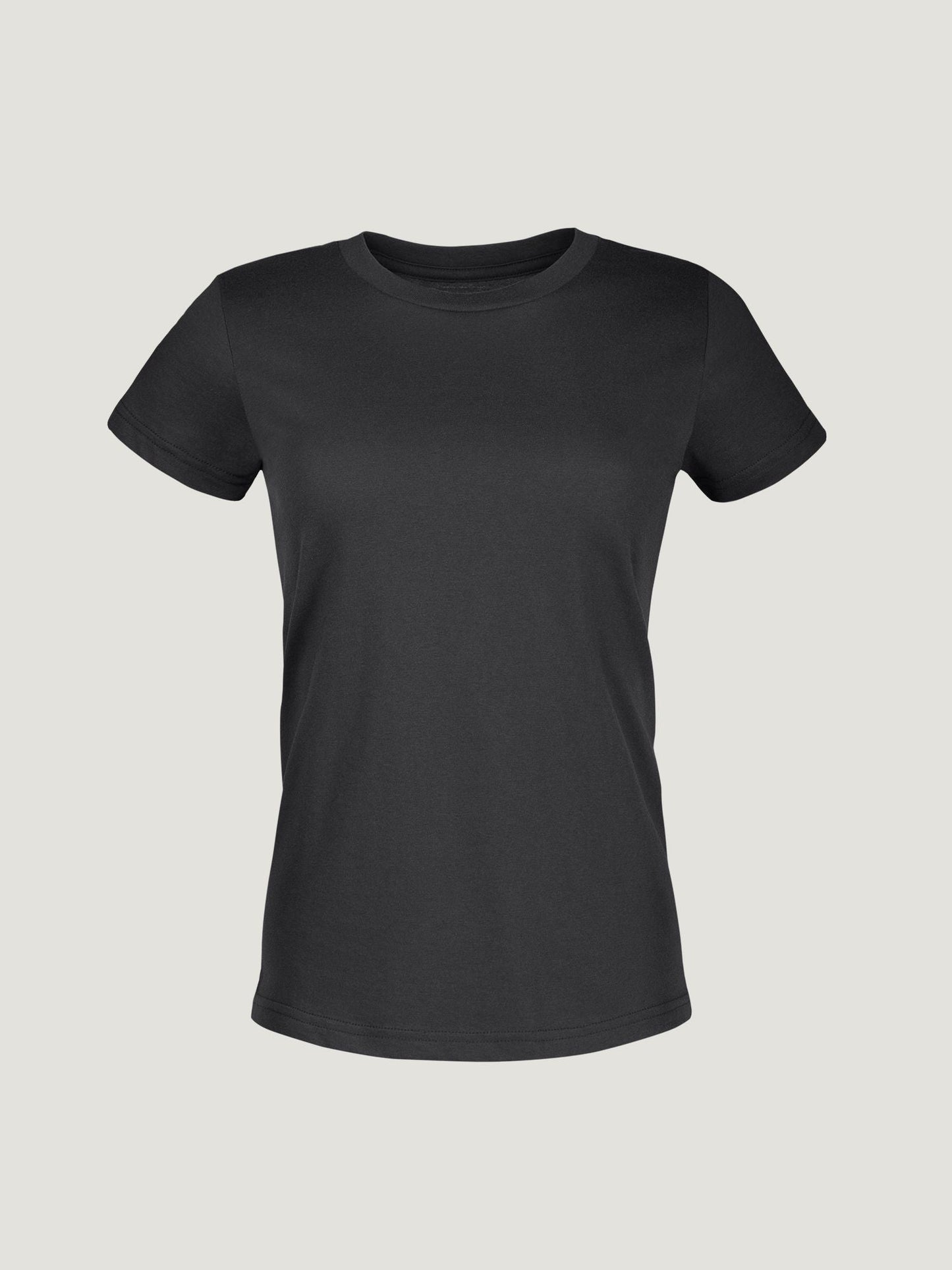 Black Everyday Crew Neck Tee