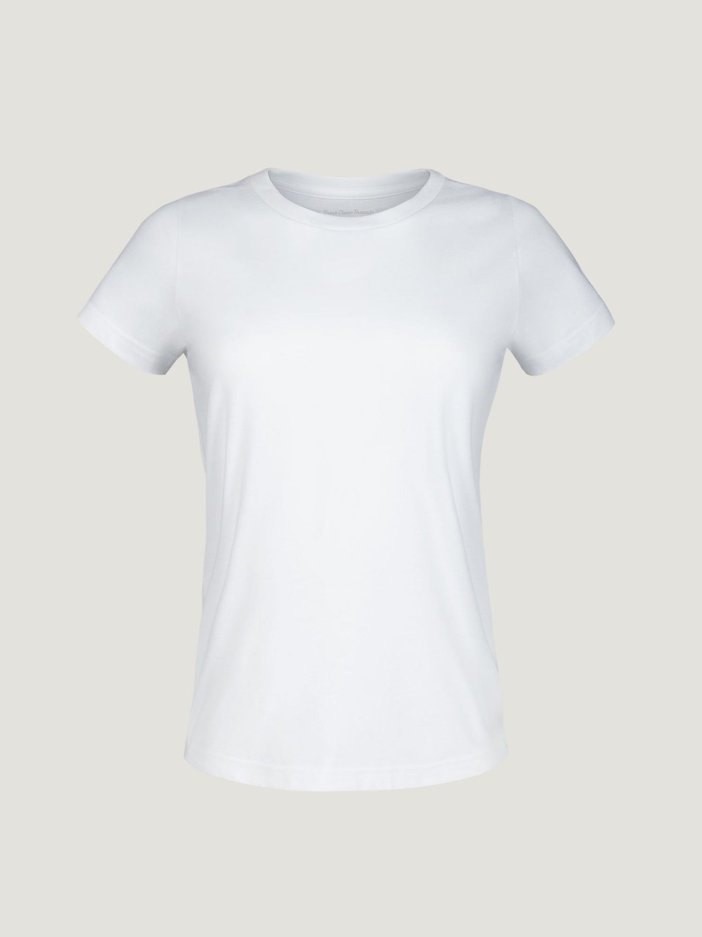 White Everyday Crew Neck Tee