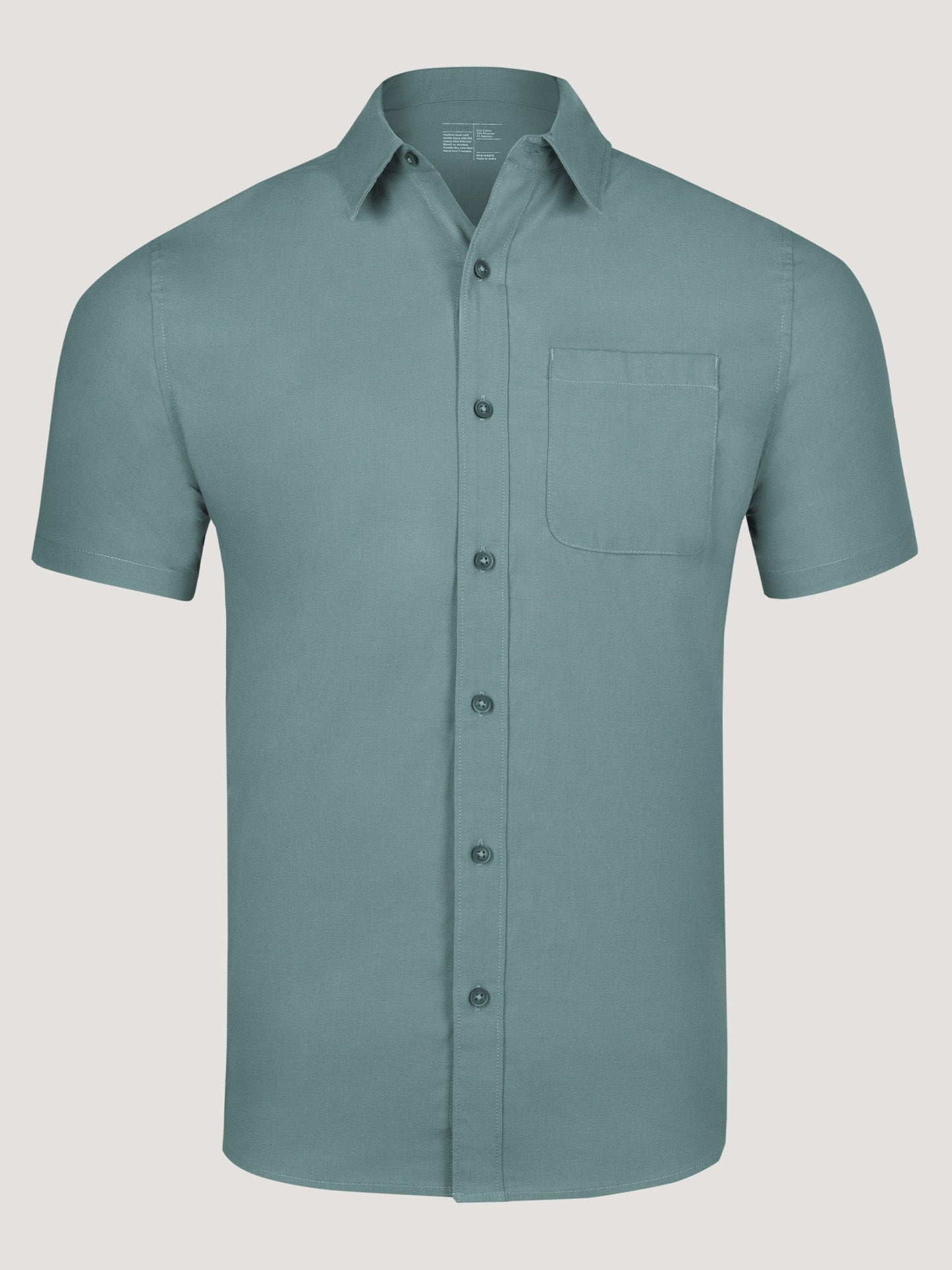 Sagebrush Short Sleeve Stretch Button Up