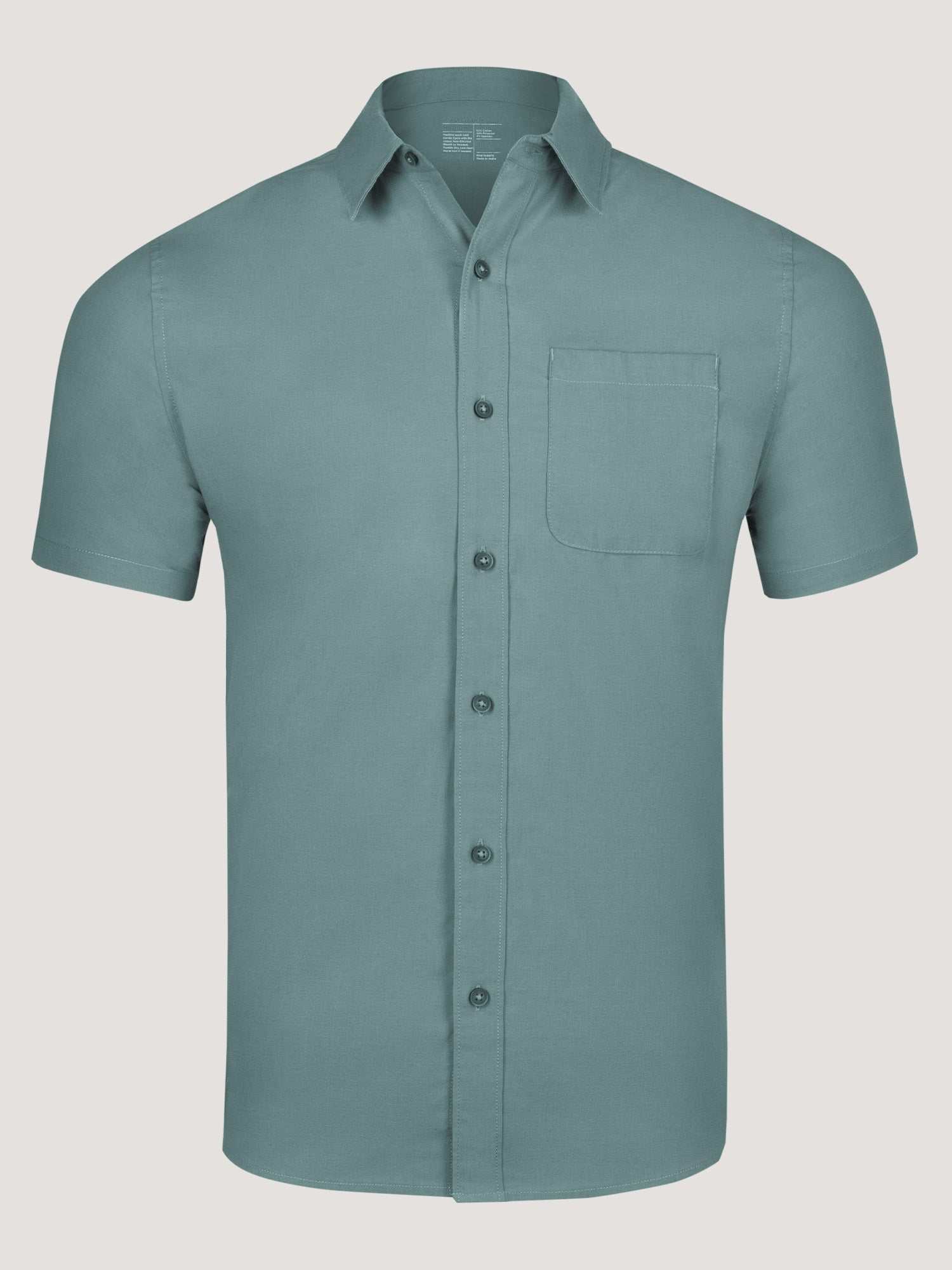 Sagebrush Short Sleeve Stretch Button Up