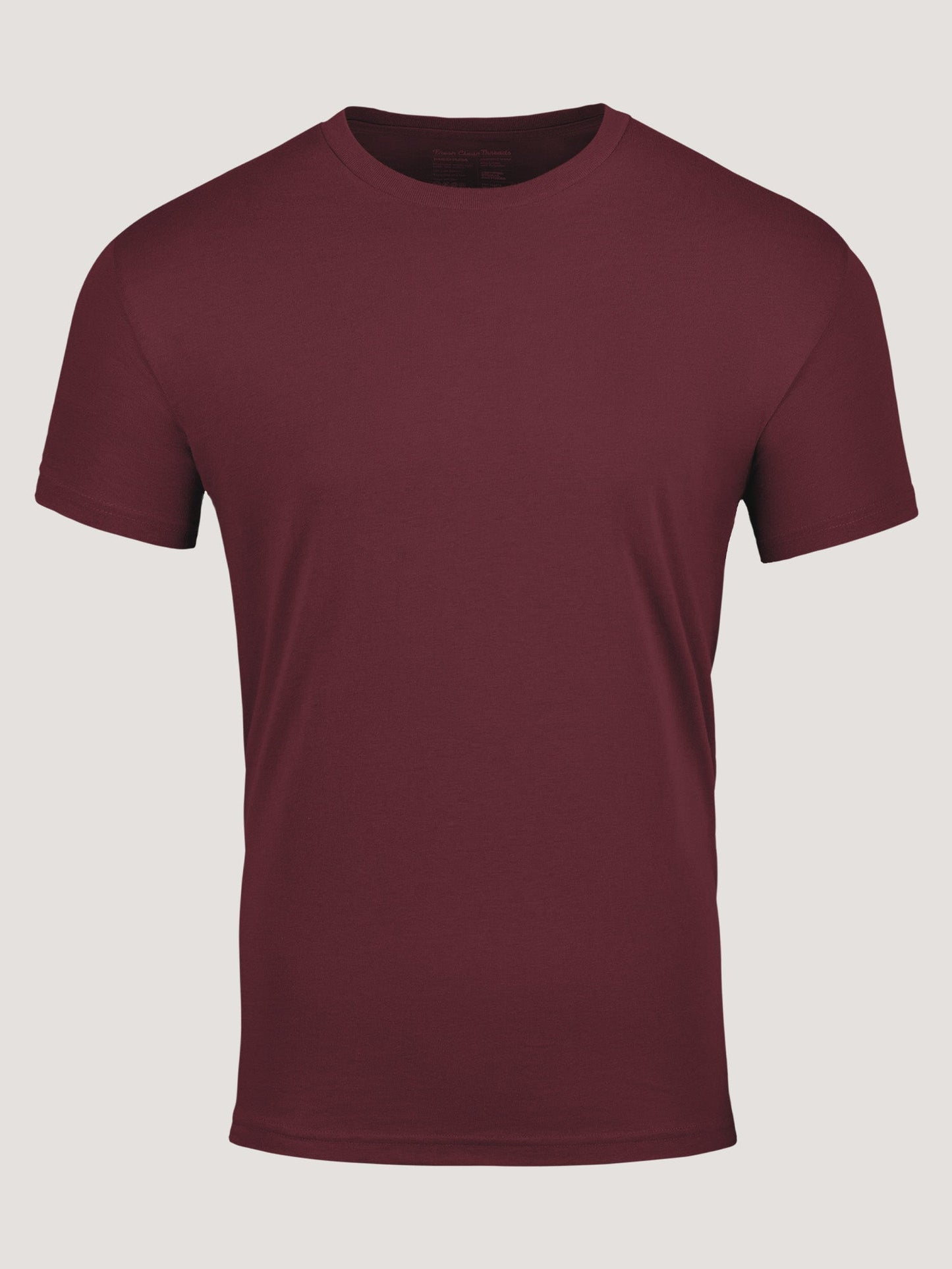 Burgundy Crew Neck