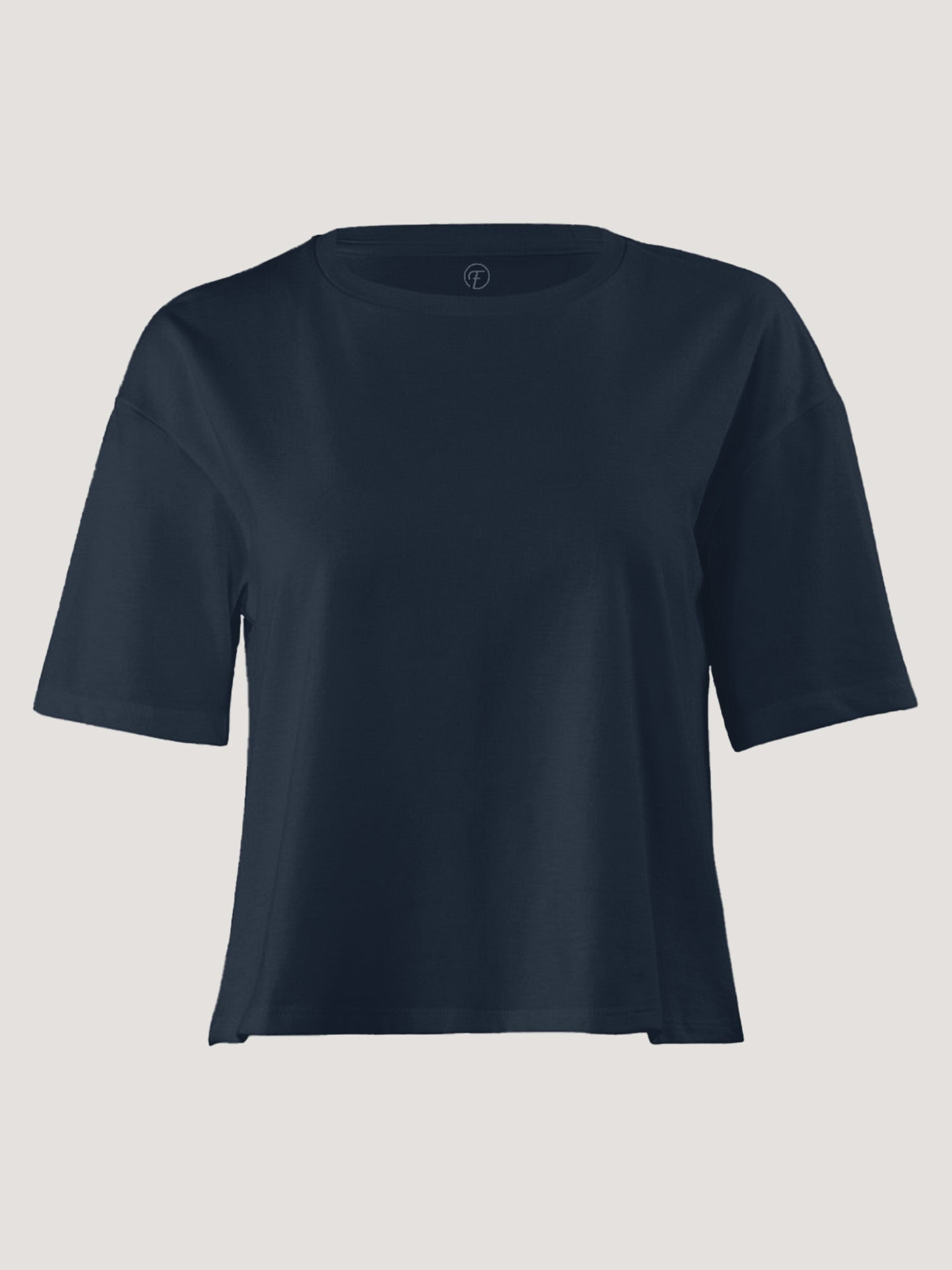 Women's Dark Navy Boxy Tee