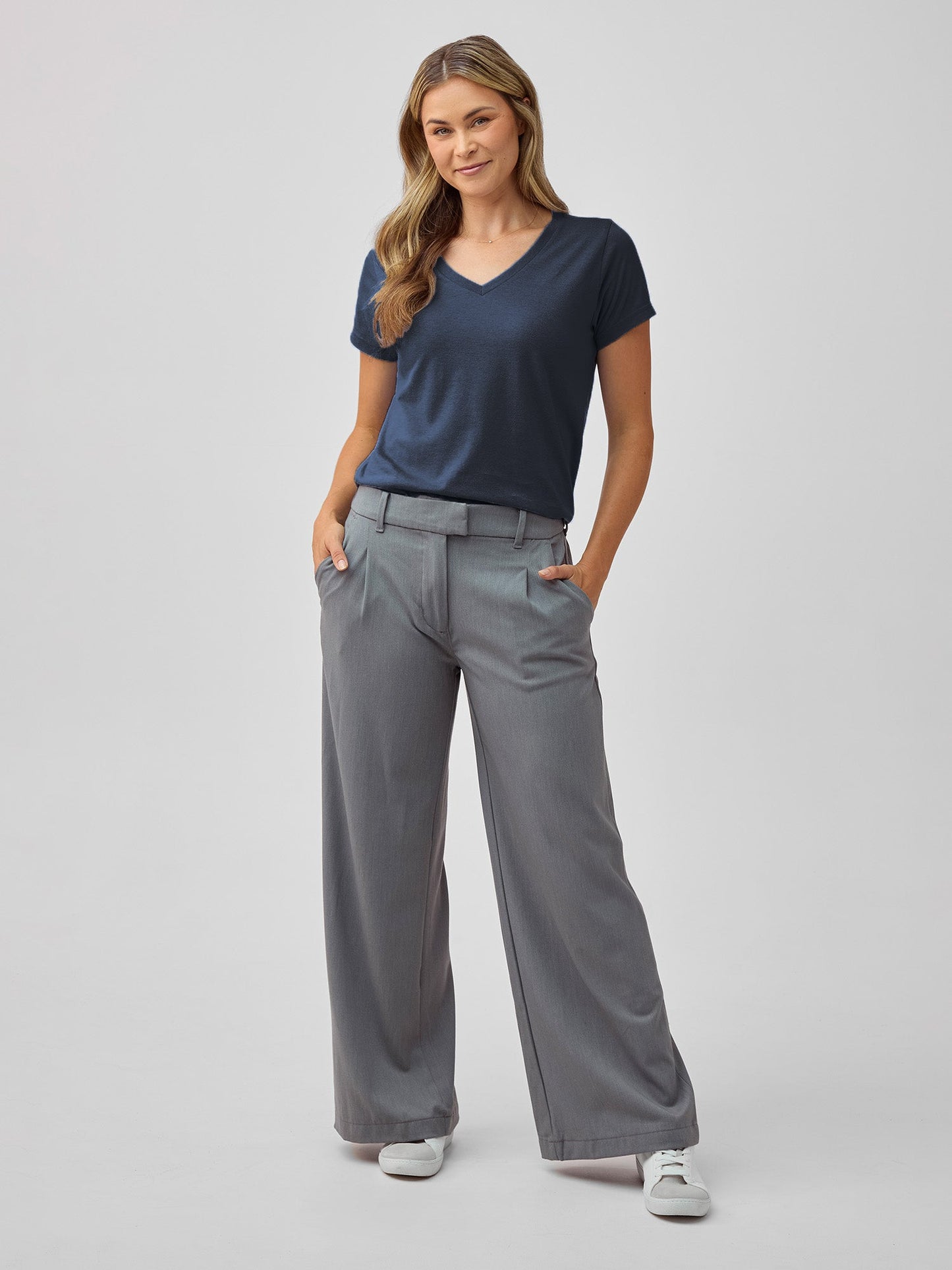 Women's Odyssey Blue V-Neck