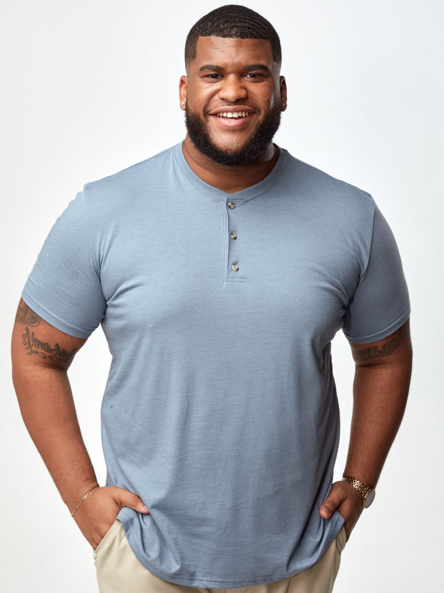Foundation Short Sleeve Henley 3-Pack