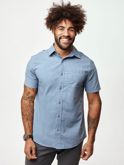 Short Sleeve Button Up Staples 3-Pack