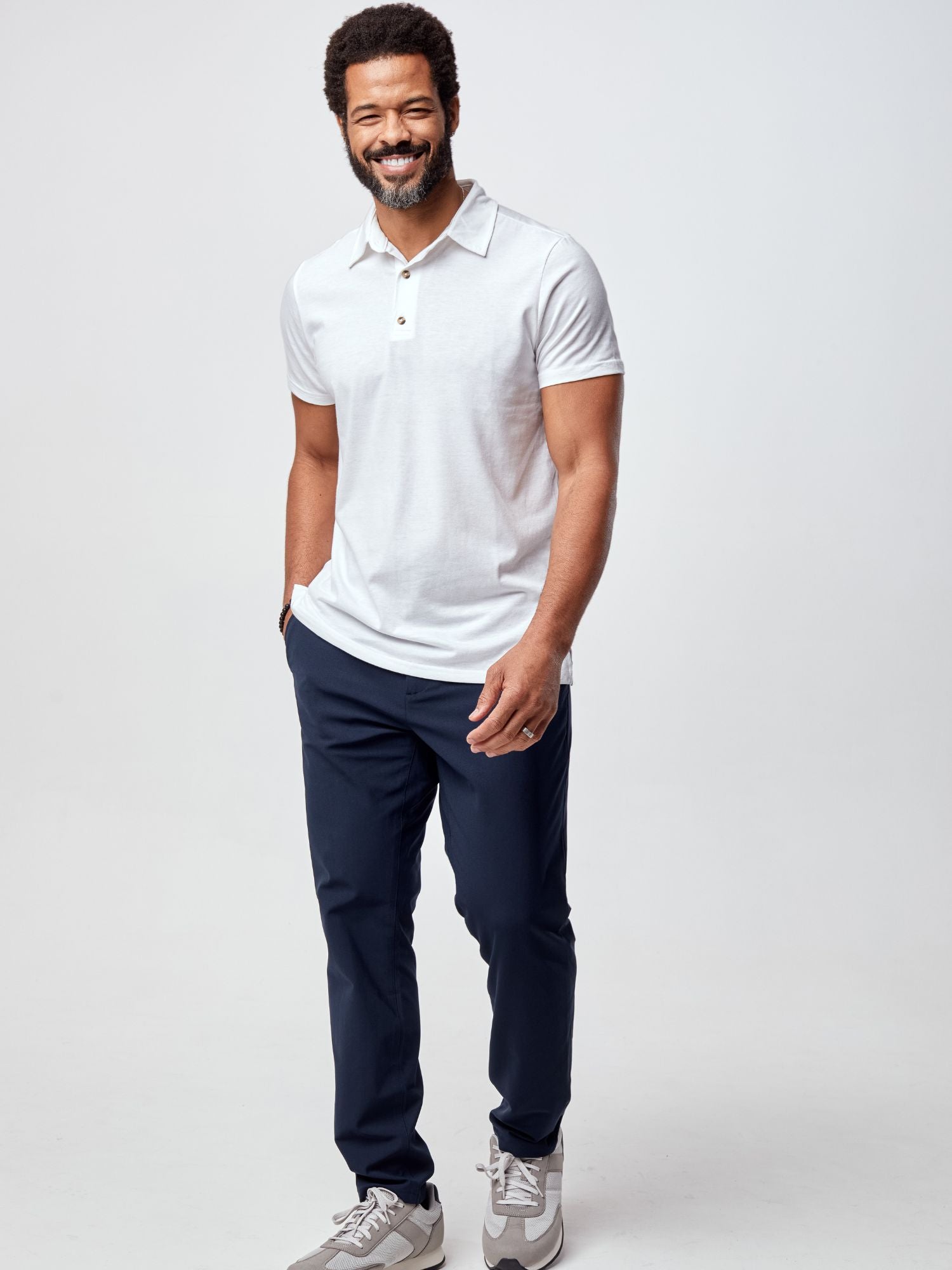 White Torrey Polo