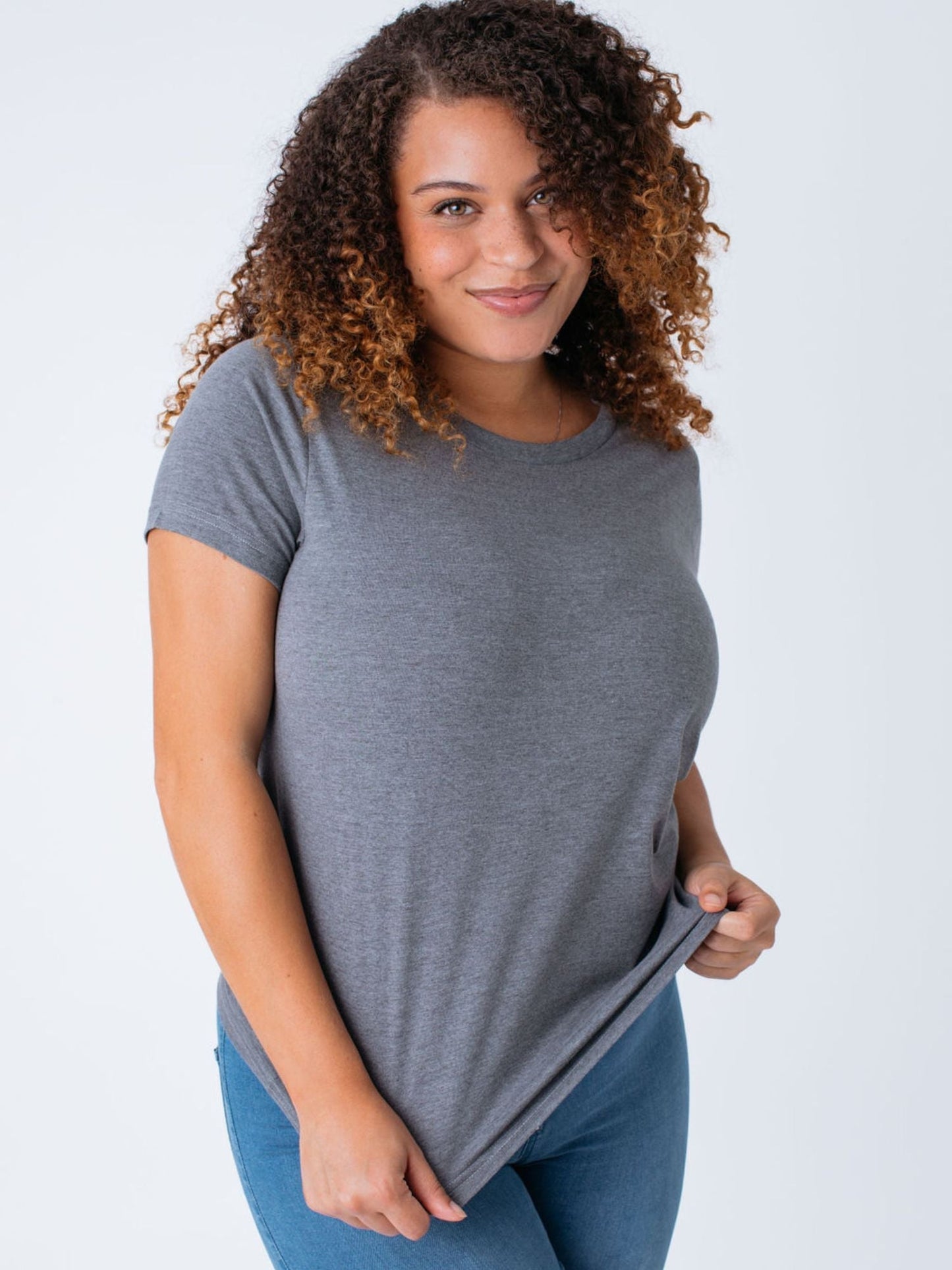 Heather Grey Everyday Crew Neck Tee