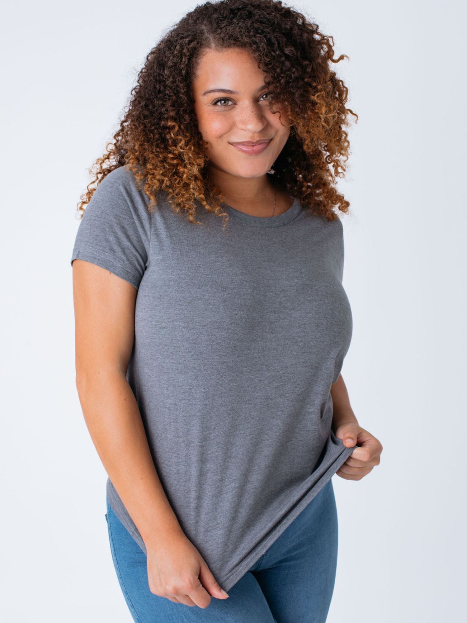 Heather Grey Everyday Crew Neck Tee