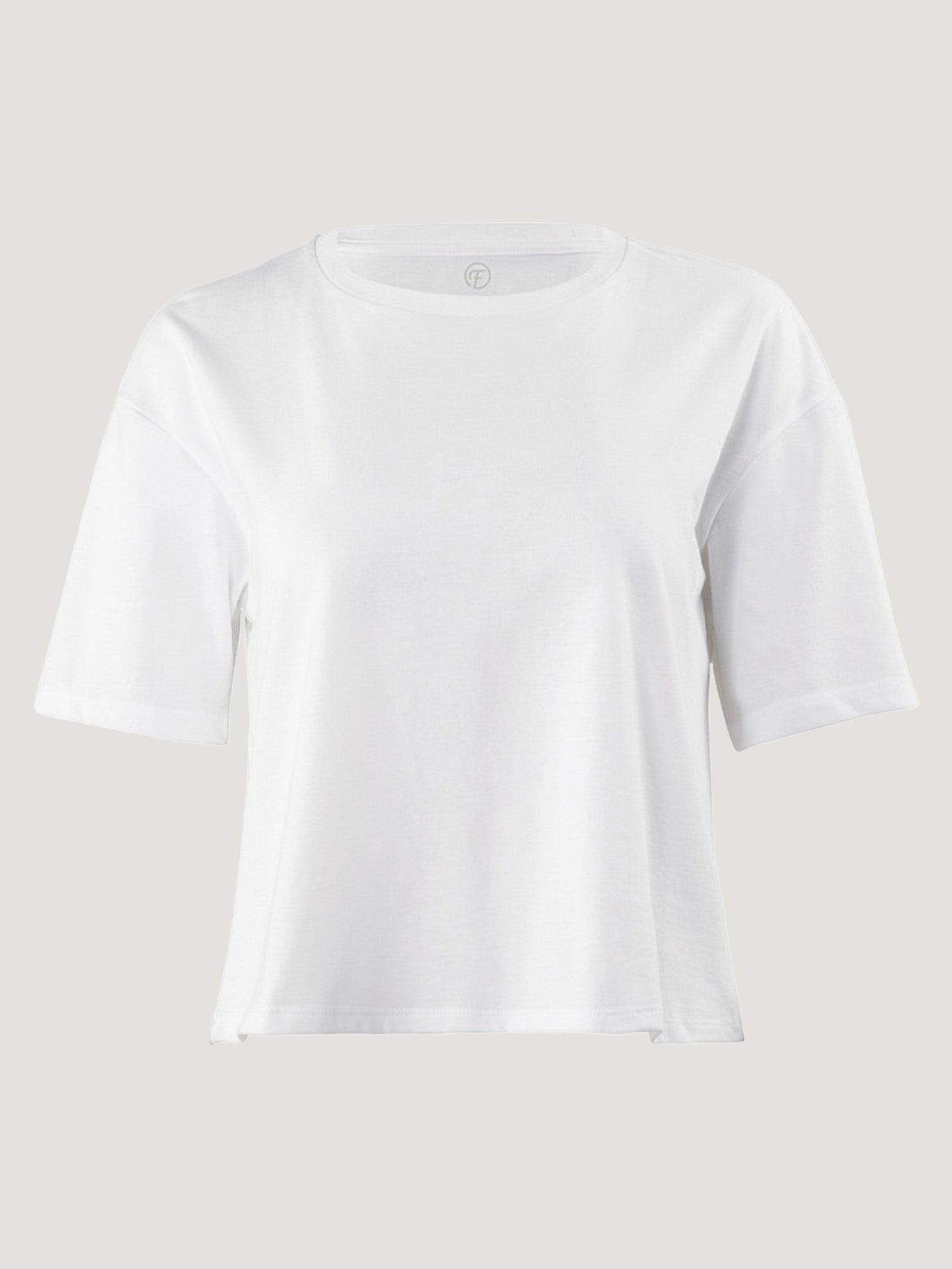 Women's White Boxy Tee