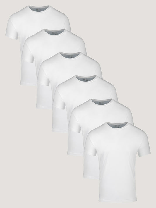 All White Crew 6-Pack