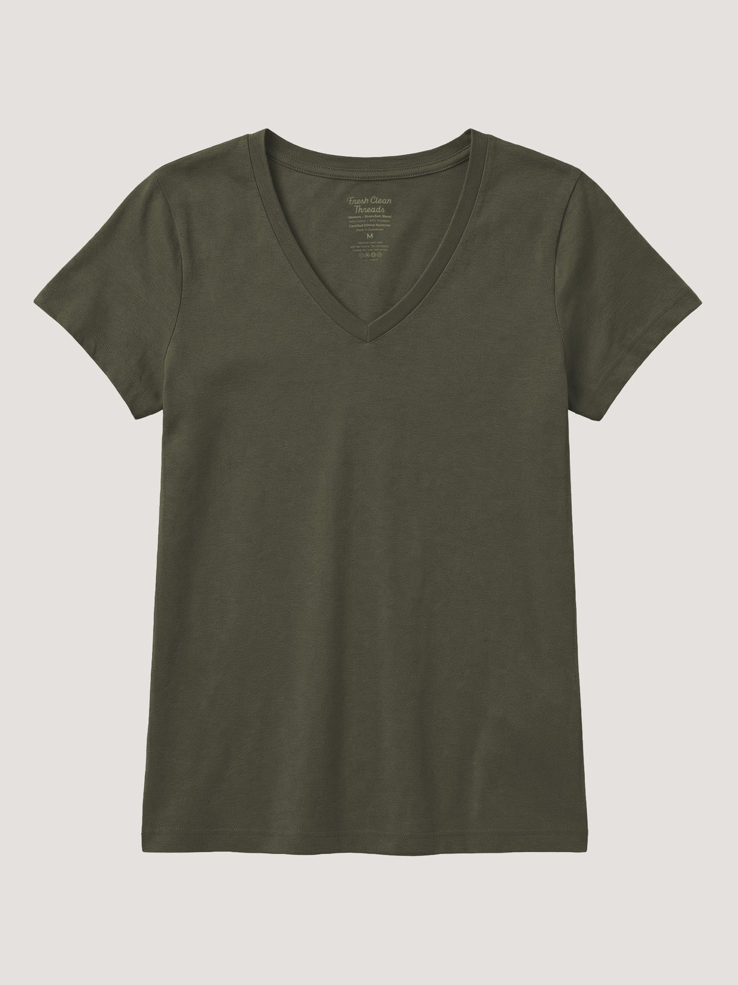 Women's Army V-Neck