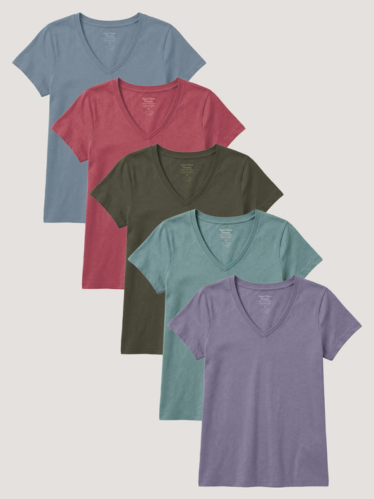 Women's V-Neck Equinox 5-Pack