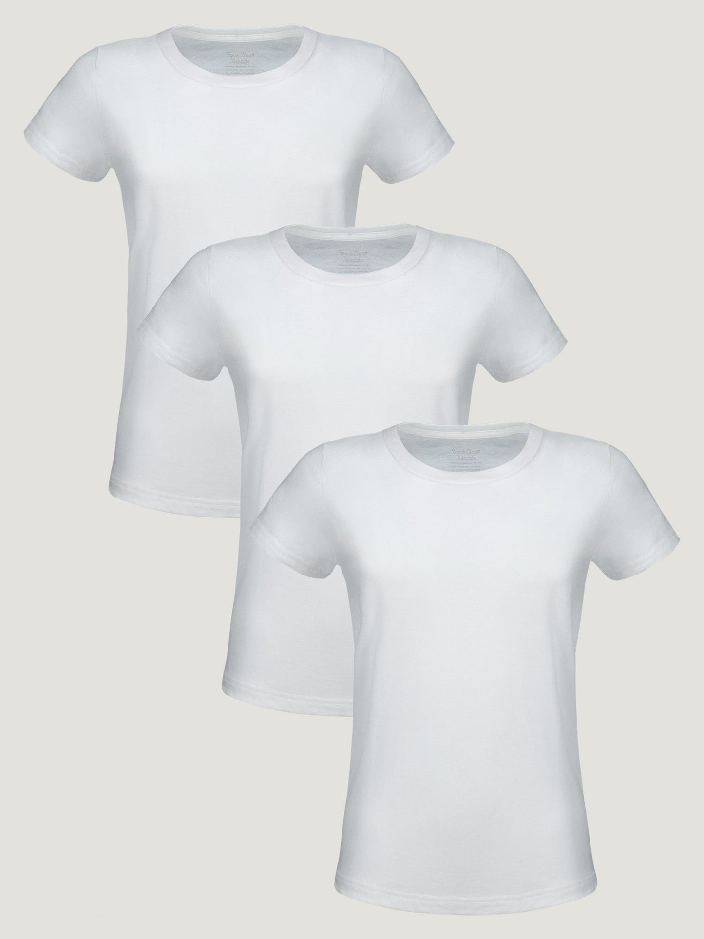 Women's Crew All White 3-Pack