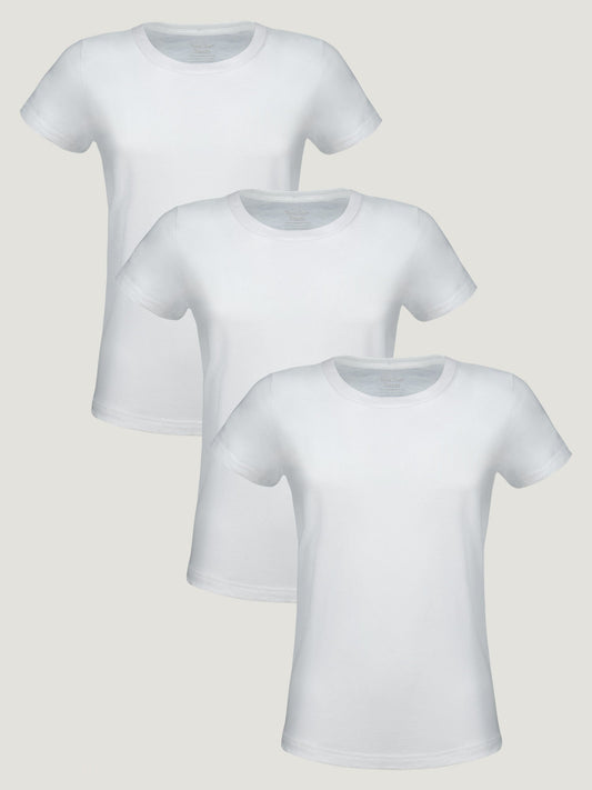 Women's Crew All White 3-Pack
