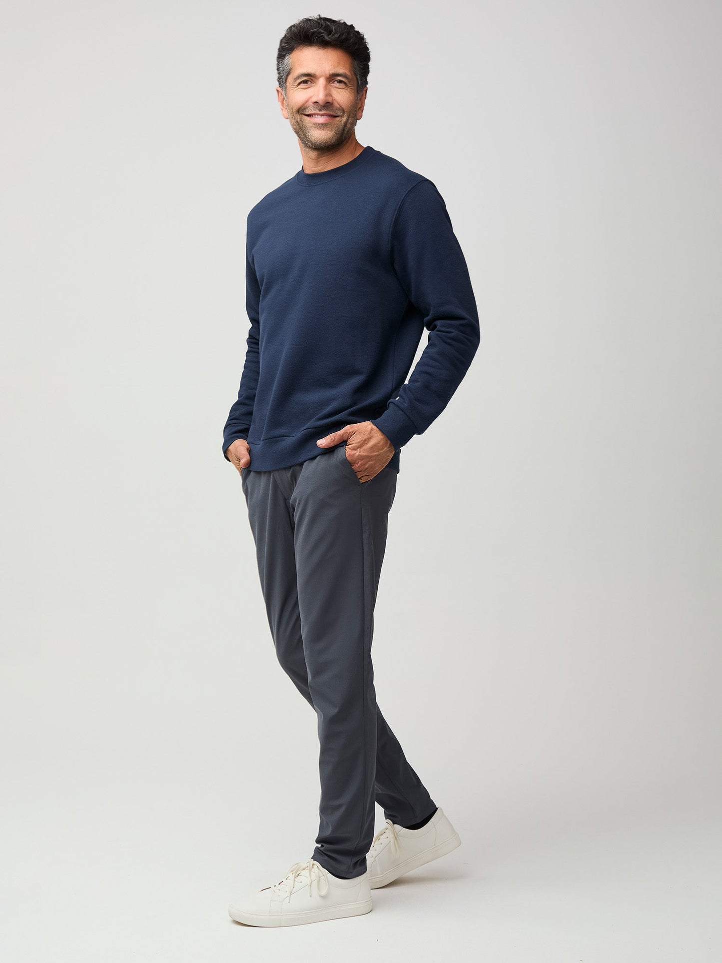 Crew Sweatshirt Black + Dark Navy 2-Pack