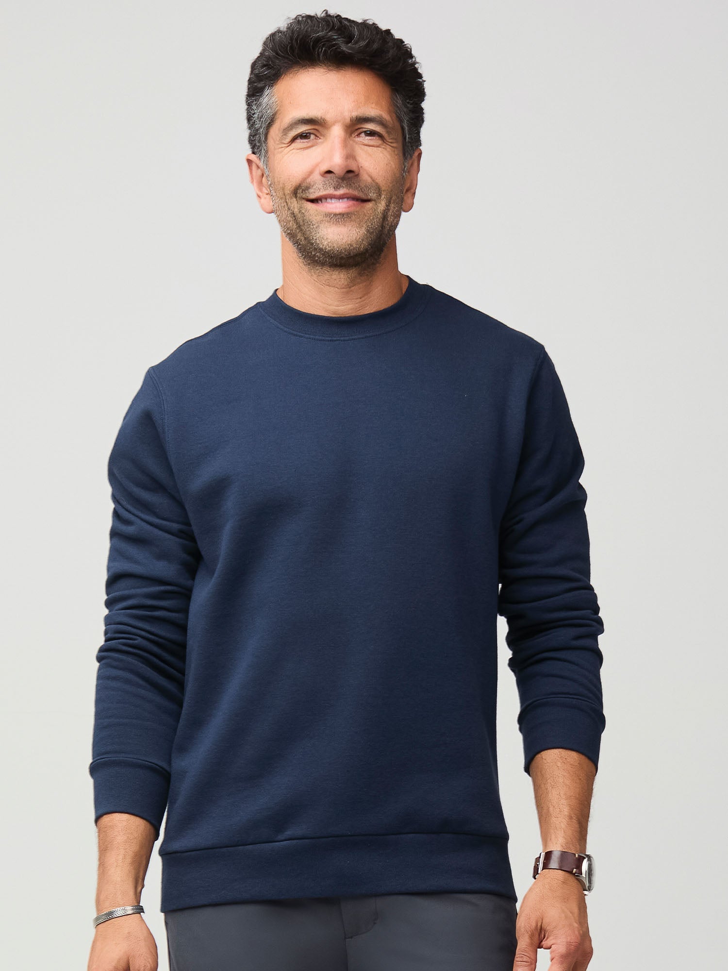 Crew Sweatshirt Black + Dark Navy 2-Pack