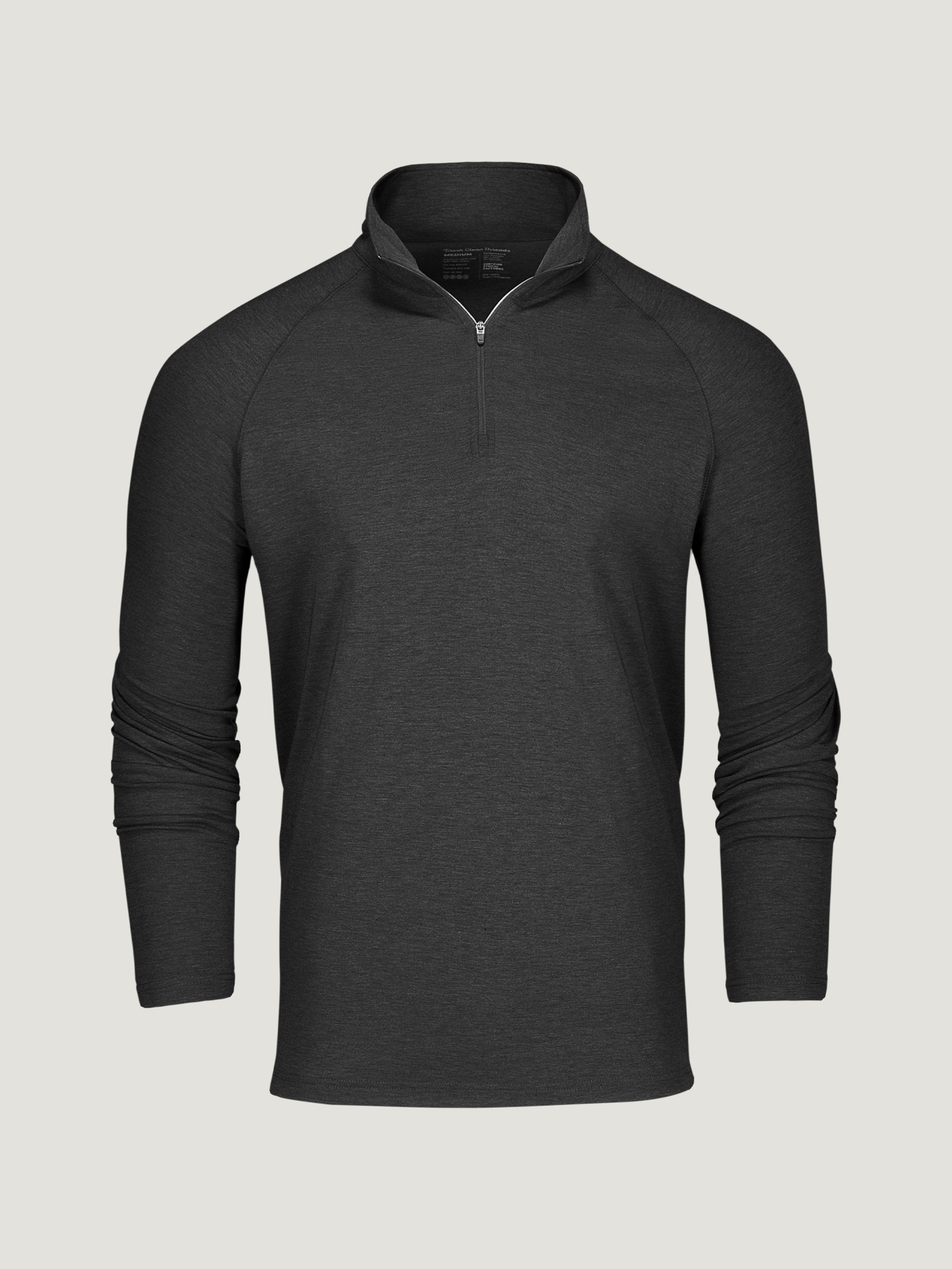 Charcoal Performance Quarter Zip