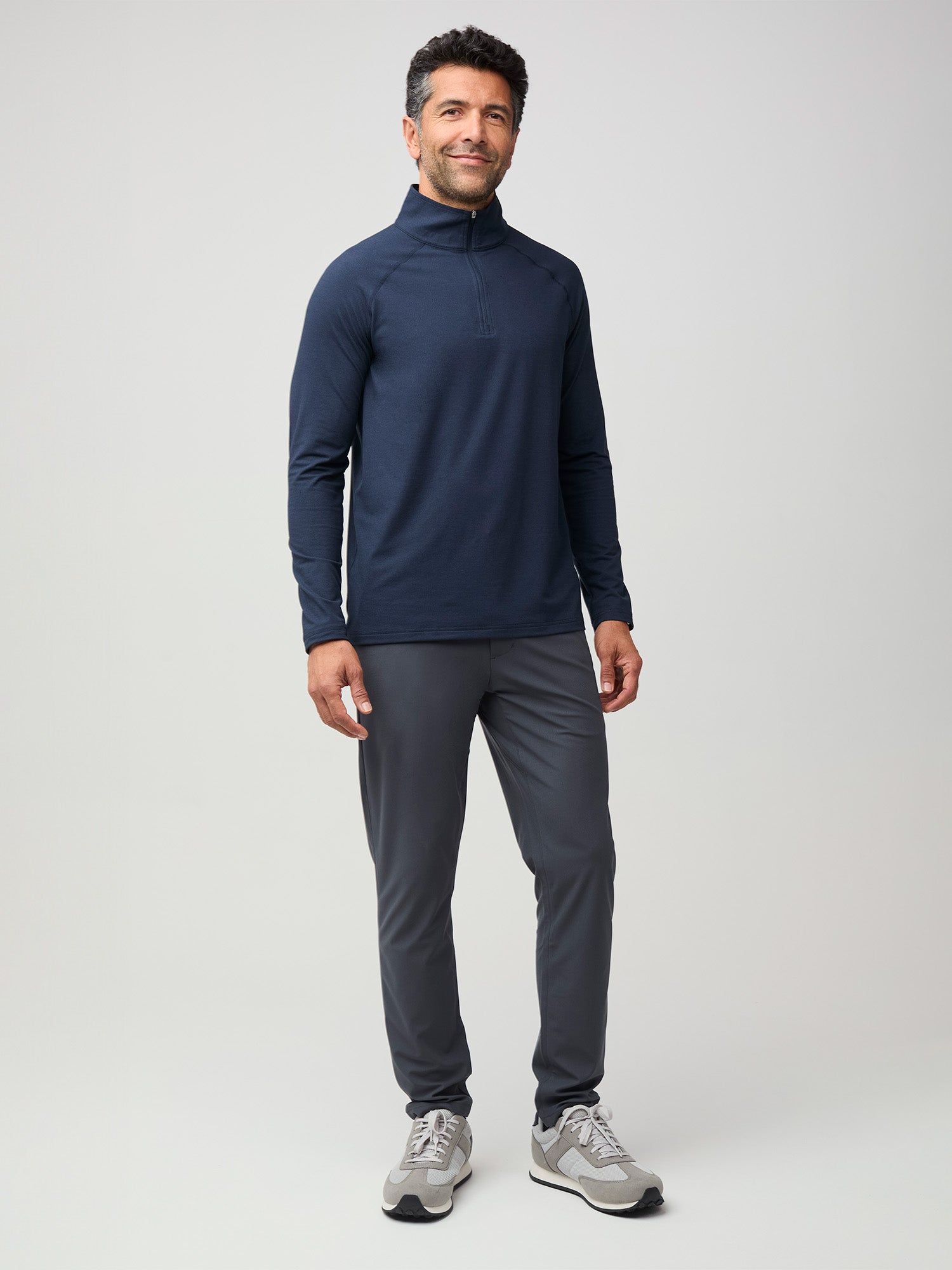 Navy Tech Quarter Zip