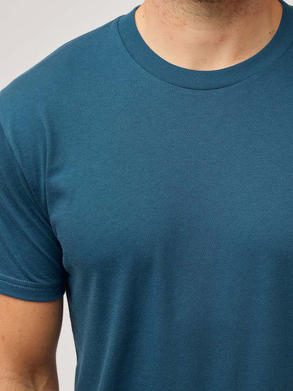 Sea Blue Crew Neck