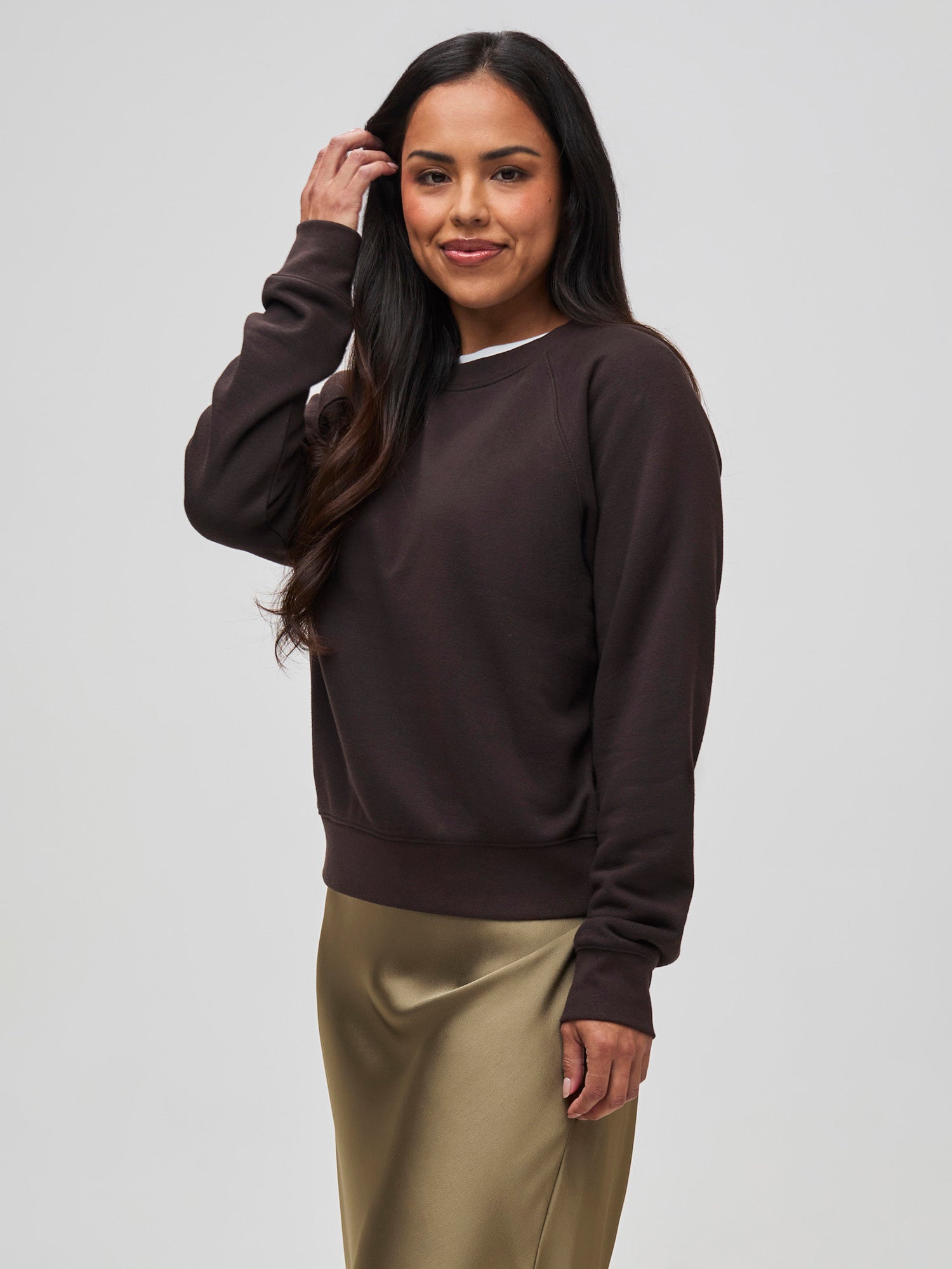 Women's Espresso Crew Sweatshirt