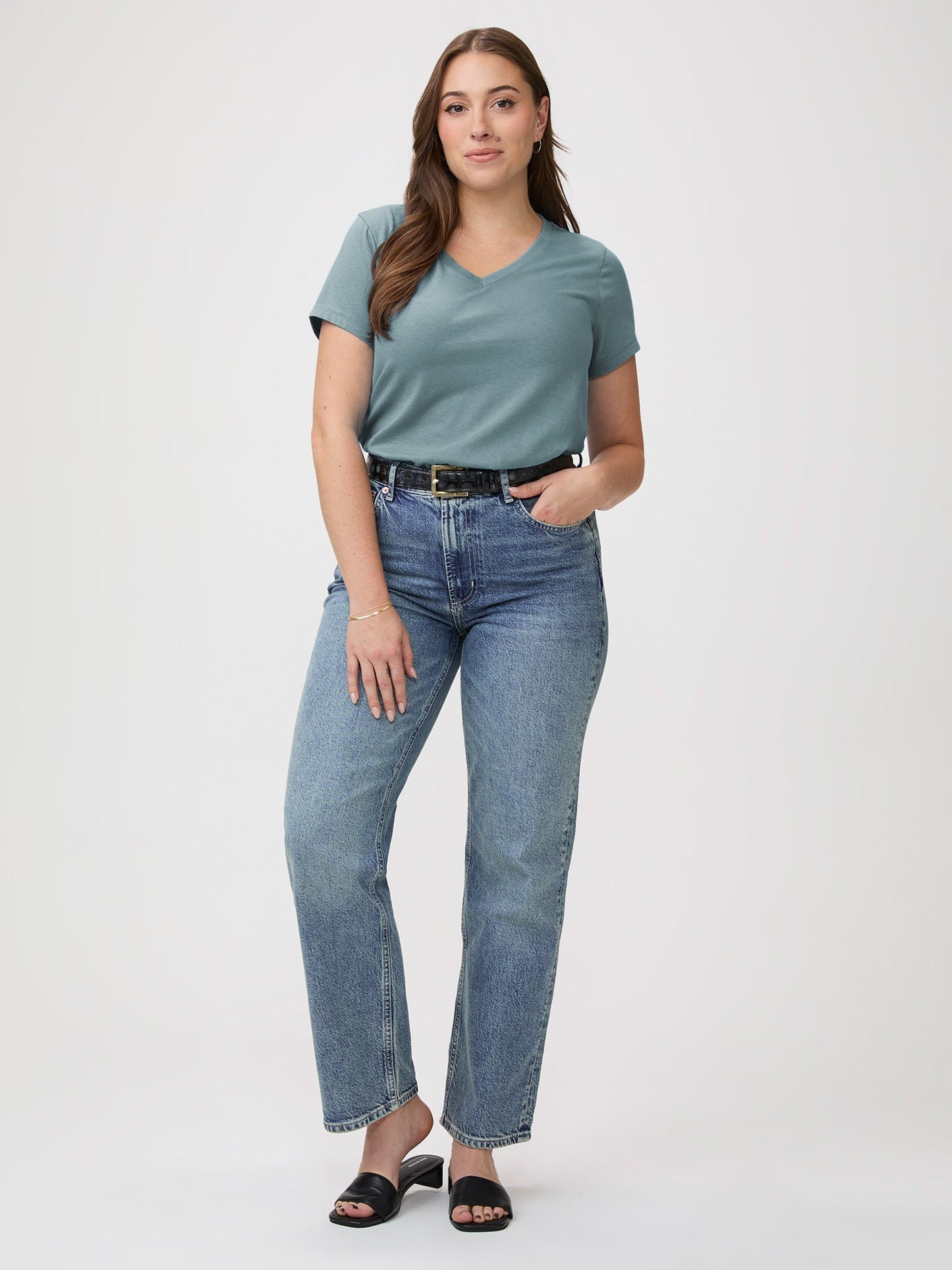 Women's Harbor Mist V-Neck